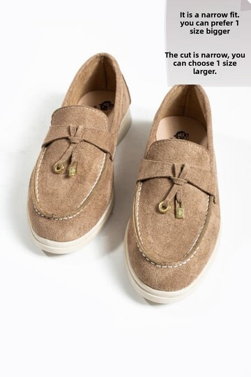 Woller Vizon Suede Loafers Women's Shoes