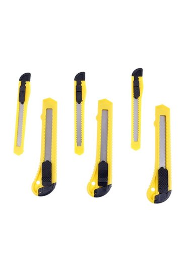 Cutters Set 3 Small 3 Large - Utility Knife Set for Cardboard & DIY