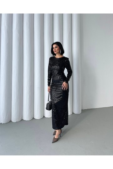 New Year Collection Sequin Bow Dress