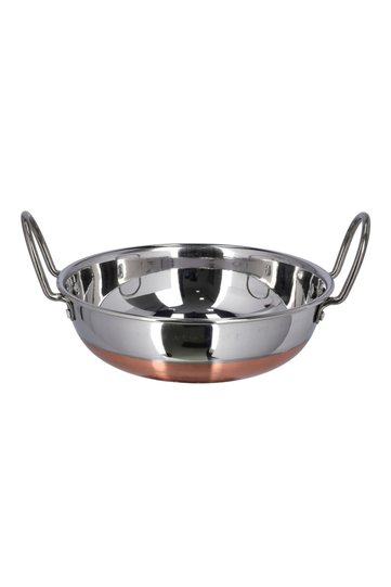 Kadai Copper Bottom and Stainless Steel Handle, 23.5cm