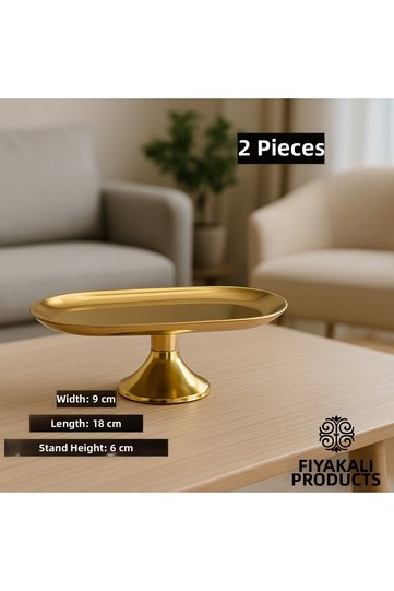 9X18 cm Footed Boat Presentation Plate, Snack Plate, Breakfast Plate, Presentation Plate, Cosmetic, Jewelry Plate