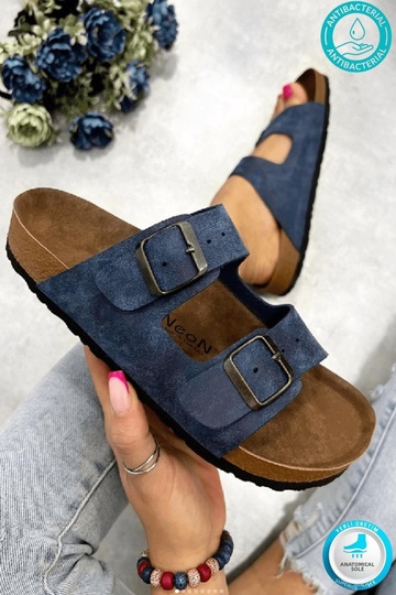 Angel Unisex Orthopedic Sole Slippers Double Banded Buckle Daily Comfortable Home & Outdoor Slippers