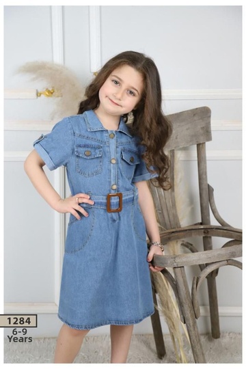 Girls' Denim Dress