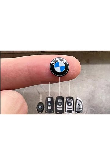 Bmw Compatible Key Emblem Logo 11 mm 1.1 cm Drop Is Not a Metal It Is a Sticker 2 Pieces