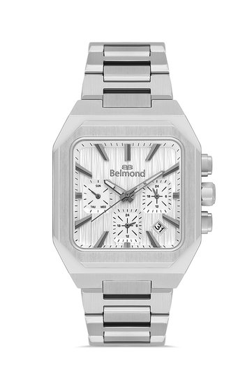 Kng1152.330 Silver & White Steel Band Men's Wristwatch
