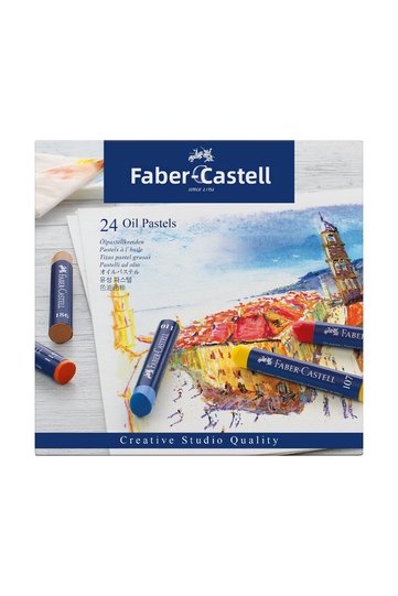 Creative Studio Oil Pastel Paint, 24 Colors, Bright and Intense Colors, Soft Application