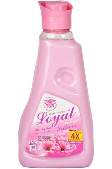 Soft Pink Anti-Static Fabric Softener Fluid Squeeze Bottle (750ml)