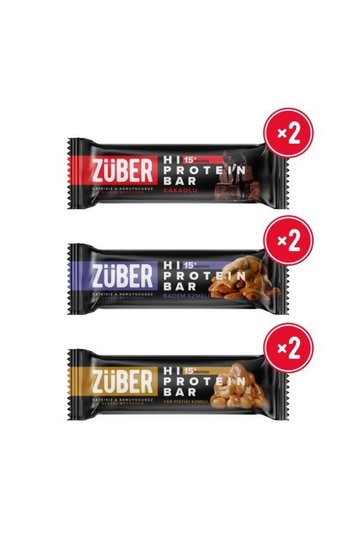 Hi Protein Bar Mixed Pack 45g X 6 Pieces (Cocoa, Almond Butter, Peanut Butter)