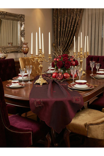 Burgundy Violet Runner-1513
