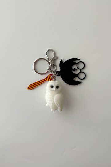 Harry Potter Silver Chain Keychain, Bag Ornament