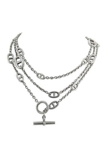 Hrms long necklace silver