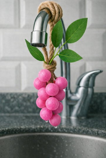 Salkim Grape Soap with Rose Scent