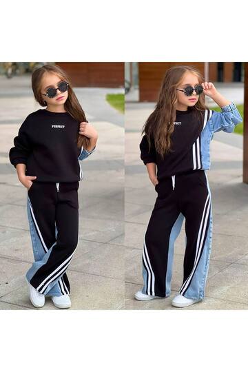 Perfect 2-Ply Sardon-Free Denim Striped Tracksuit