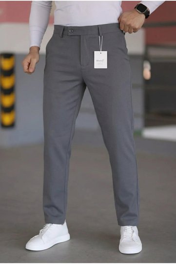 Men's High-Quality Stretch Fabric Italian Cut Stylish and Comfortable Pants Suitable for Any Occasion