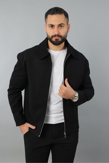 Men's Winter Short Melton Coat
