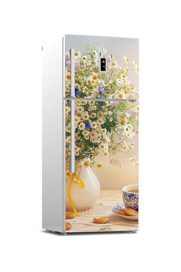 Refrigerator Cover Covering Sticker 0091 - Single Size 80X195 cm