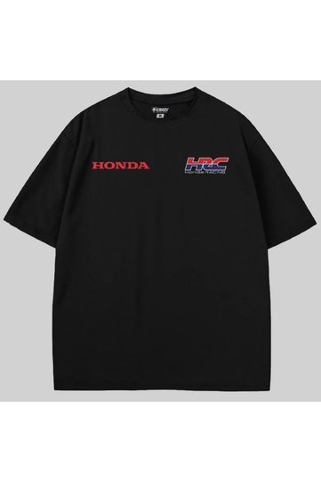Honda Hrc Racing Logo Oversized t Shirt
