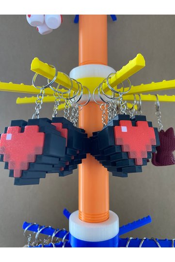 3D Click Fun Gift Keychain Charm