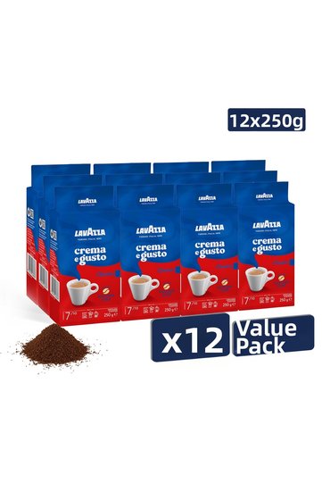 Crema E Gusto Ground Filter Coffee 250 Gr |   Advantageous Pack of 12