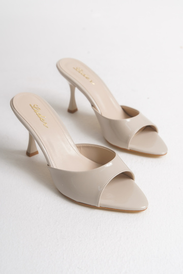 Women's Pointed Toe Heeled Slippers