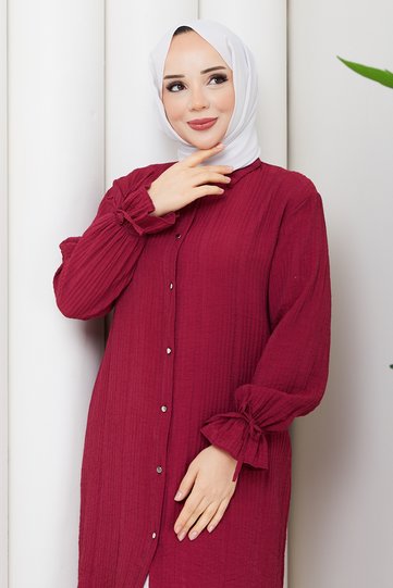 Women's Gipe Detailed Long Shirt Tunic