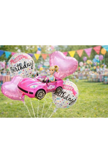 5 Piece Barbie Birthday Set - Barbie Happy Birthday Set Eng-B1034