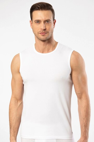 3 Pieces of 100% Cotton, Ribbed Crew Neck Sleeveless Men's T-Shirt