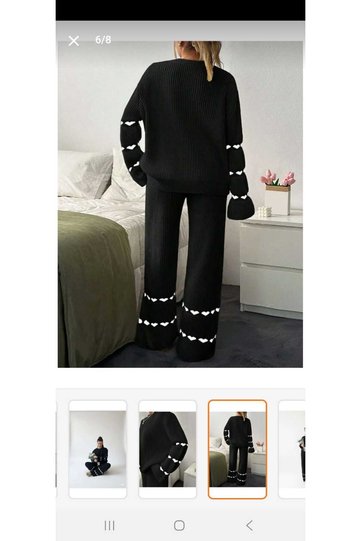 Women's Suit Popular Thick Pants with Covered Stylish Detail, Trendy