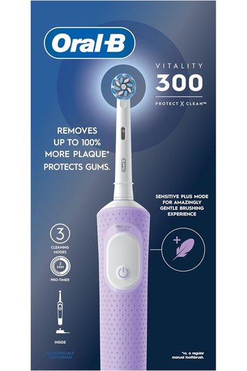 Vitality D300 Electric Toothbrush - 3 Cleaning Modes and 2-Minute Timer