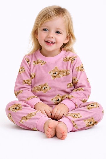 Oz Baby Unisex Baby and Child Set 1-4 Years Micro Suede Four Seasons Top and Bottom Pajamas Tracksuit