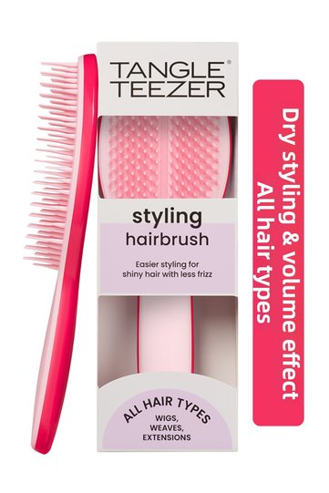 The Ultimate Styler Bright Pink Dry Styling and Volumizing Comb for All Hair Types