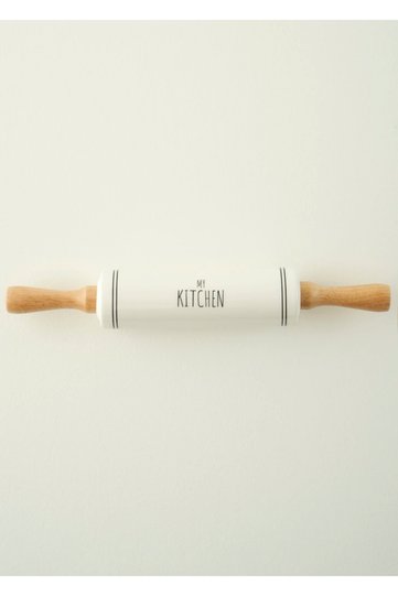 My Kitchen Porcelain Rolling Pin White (42X5.3 cm)