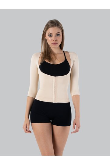 Seamless,Seamless Gathering Adjustable 2 Size Slimming Sleeve Corset, Body Shaper 2700