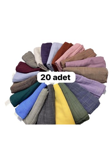 Masalsu Scattered Shawls 20 Pieces of Shawls