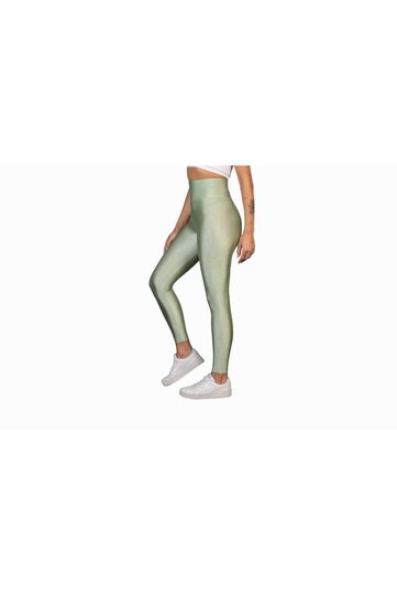 LYCRA HIGH-WAISTED LEGGINGS LIME