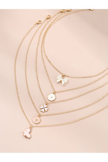 Set of 2 - Assorted Pendant Necklace