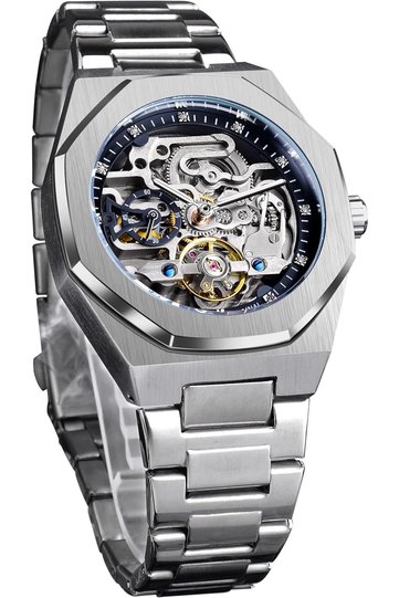 Luxury Automatic Mechanical Watch – No Battery | Skeleton Design | Premium Look