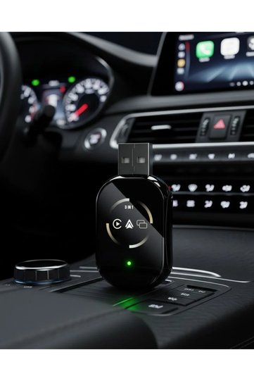 In-Car Wireless Carplay Android Auto Airplay Adapter