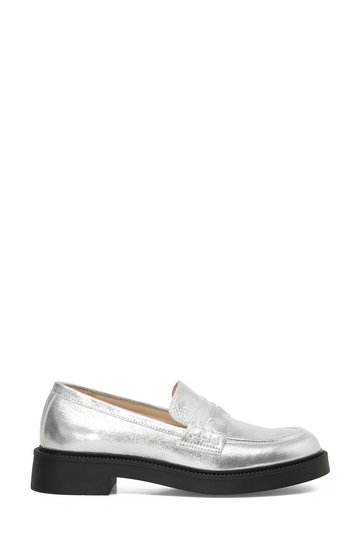Lunler2 5Fx Silver Women's Loafer