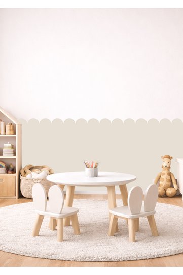 Oval Curved Wall Panel Covering Foil Sticker Set