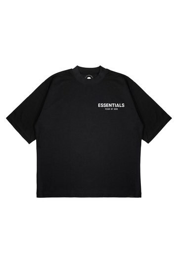 Unisex Oversized ESSENTIALS BASIC Printed Boxy Fit Thick Fabric (240gsm) T-shirt