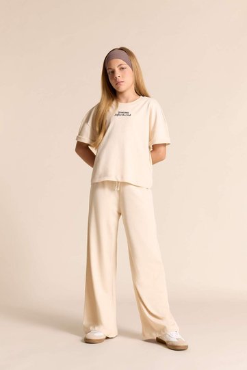 2-Piece Set Short Sleeve Printed T-Shirt Sweatpants Girls F5035A825AU