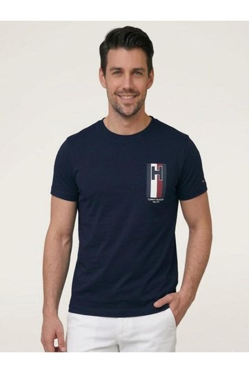Men's H Emblem Regular Slim Fit T-Shirt