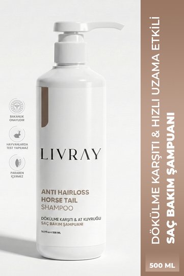 Horse Tail Shampoo - Anti-Hair Loss and Fast Growth Effect (500 ml)