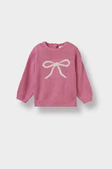 Crew Neck Printed Knitwear Sweater Baby Girl C8089A525Au