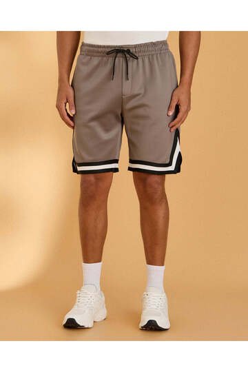 Men Grey Sports Shorts