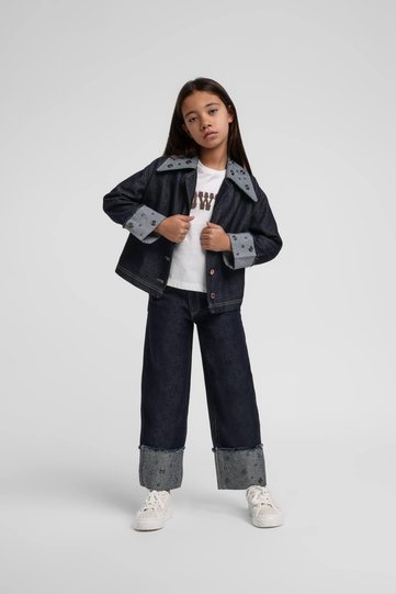 Girl's Pants 26132 Blue