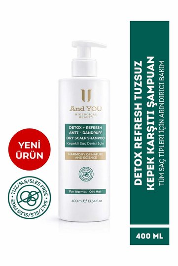 Detox Refresh Salt-Free Anti-Dandruff Shampoo – Purifying Care for All Hair Types 400 ml
