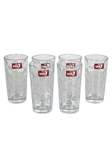 Glass Tumbler Set, 6 pcs