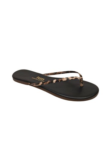 Women's Classic Black/Leopard Ii Stylish Casual Flip Flops